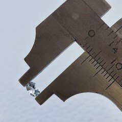 Acquamarina Forma Ovale Sfaccettato A Mano Gemma Sciolta 4X3X2mm 0,15 Carati 1pz