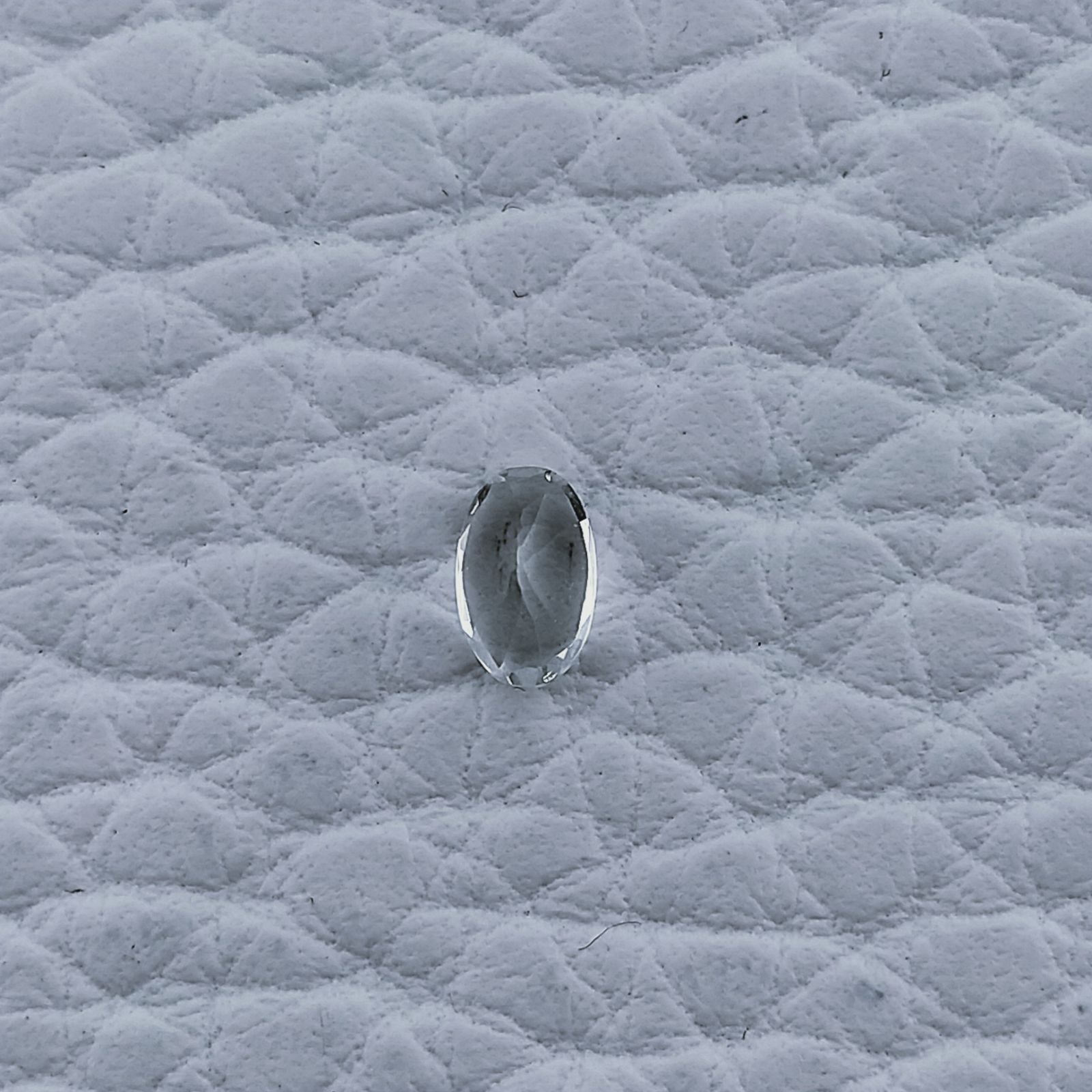 Acquamarina Forma Ovale Sfaccettato A Mano Gemma Sciolta 5X3X2mm 0,20 Carati 1pz