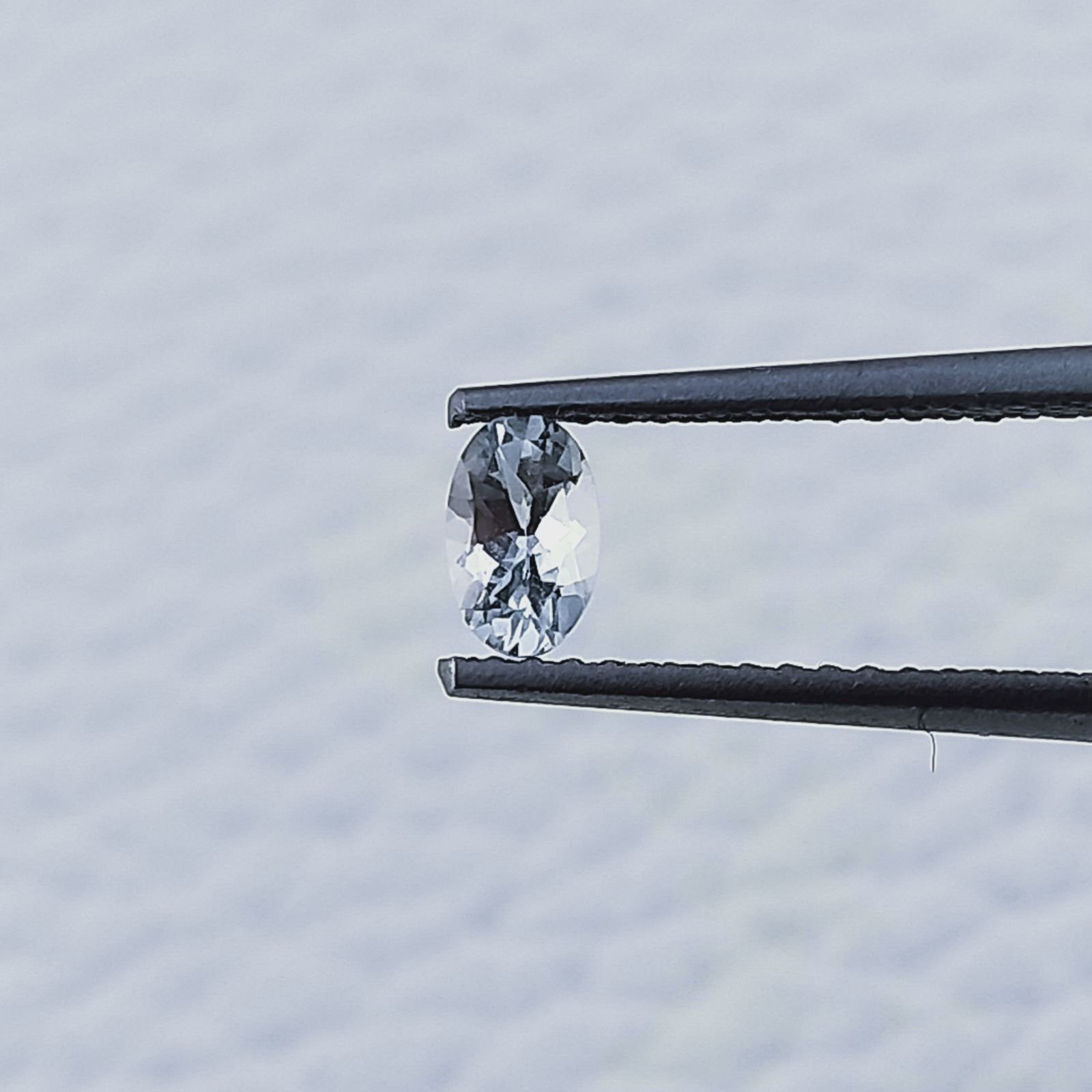 Acquamarina Forma Ovale Sfaccettato A Mano Gemma Sciolta 5X3X2mm 0,20 Carati 1pz