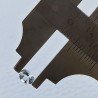 Acquamarina Forma Ovale Sfaccettato A Mano Gemma Sciolta 5X4X2mm 0,25 Carati 1pz