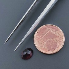 Granato Rodolite Forma Ovale Sfaccettato A Mano Gemma Sciolte 6X4X2mm 1,00 Carati 1pz