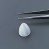 Occhio Di Gatto Grigia Idrotermale Forma Forma Punta Di Proiettile Cabochon Fatto A Mano 12X10mm 8,45 Carati 1pz