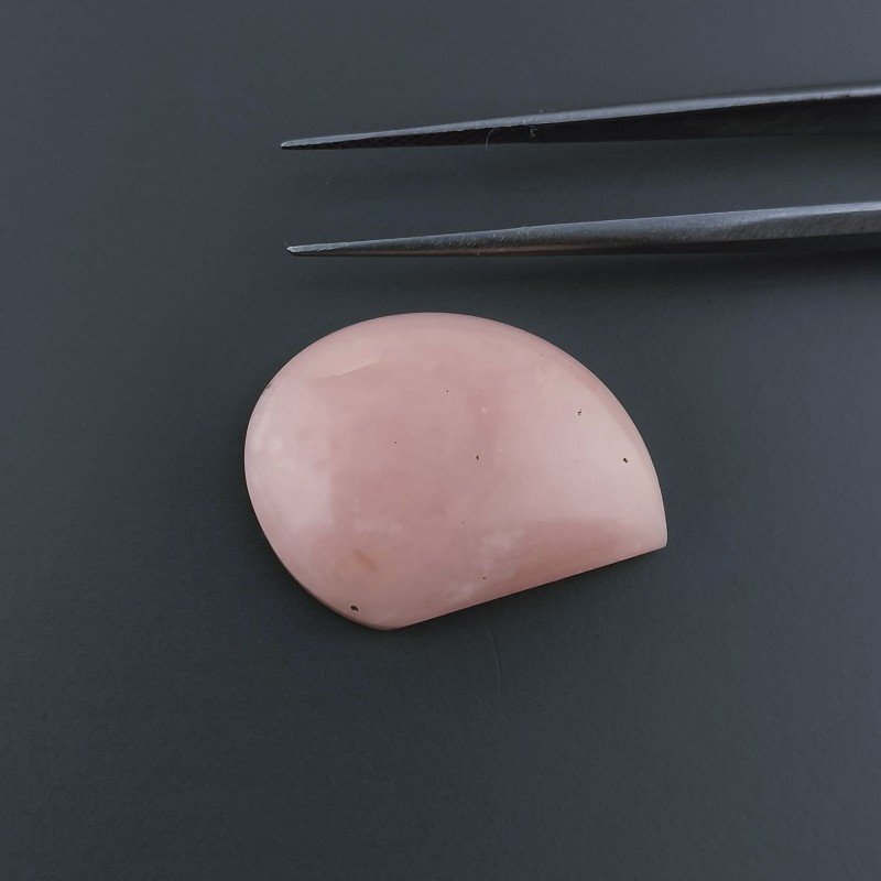 Opale Rosa Forma Fantasia Cabochon Fatto A Mano 25X19X6mm 19,05 Carati 1pz