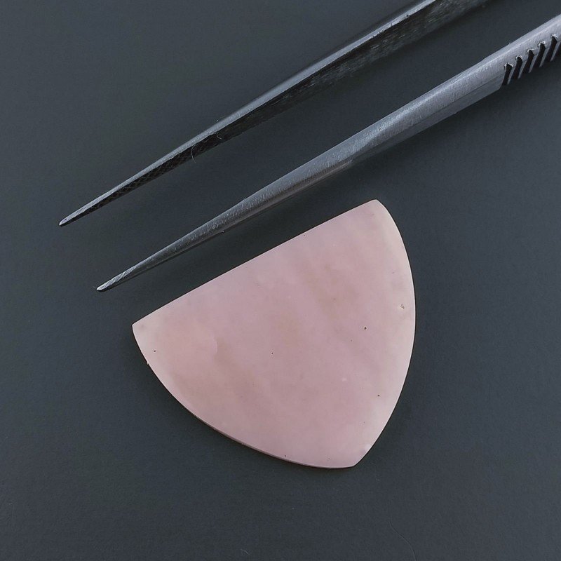 Opale Rosa Forma Fantasia Cabochon Fatto A Mano 24X19X3mm 12,60 Carati 1pz