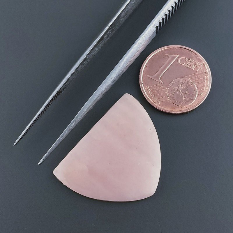 Opale Rosa Forma Fantasia Cabochon Fatto A Mano 24X19X3mm 12,60 Carati 1pz