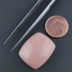 Opale Rosa Forma Cuscino Cabochon Fatto A Mano 22X18X8mm 23,90 Carati 1pz