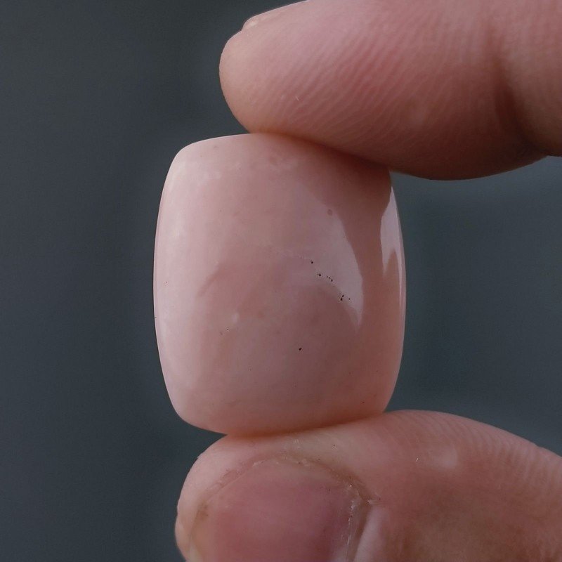 Opale Rosa Forma Cuscino Cabochon Fatto A Mano 22X18X8mm 23,90 Carati 1pz