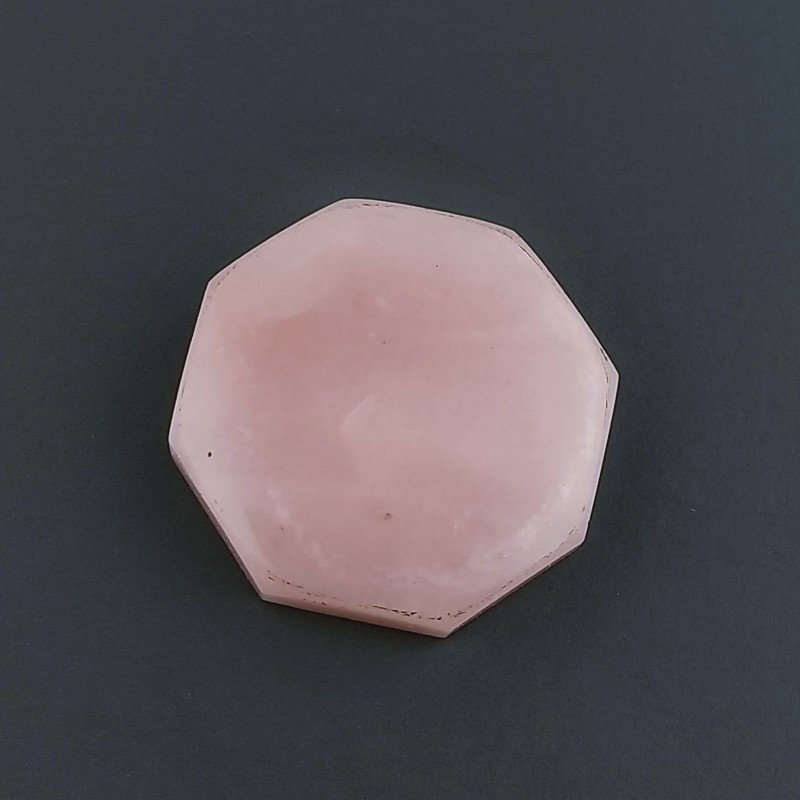 Opale Rosa Forma Ottogonale Cabochon Fatto A Mano17X4mm 9,30 Carati 1pz