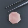 Opale Rosa Forma Ottogonale Cabochon Fatto A Mano17X4mm 9,30 Carati 1pz