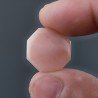 Opale Rosa Forma Ottogonale Cabochon Fatto A Mano17X4mm 9,30 Carati 1pz