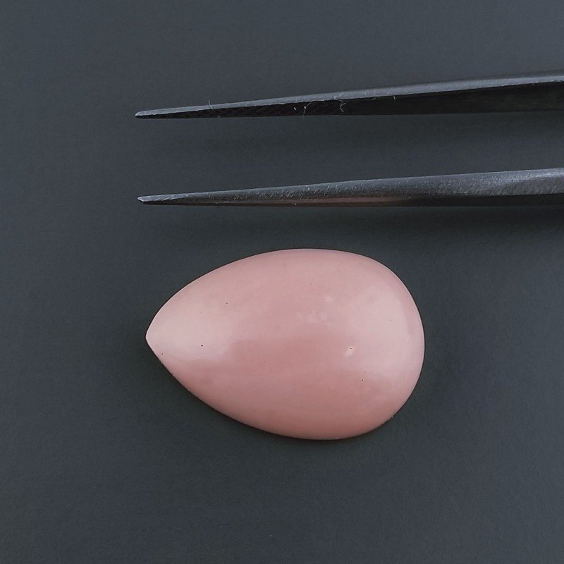 Opale Rosa Forma Goccia Cabochon Fatto A Mano 20X14X6-7mm 12,25 Carati 1pz