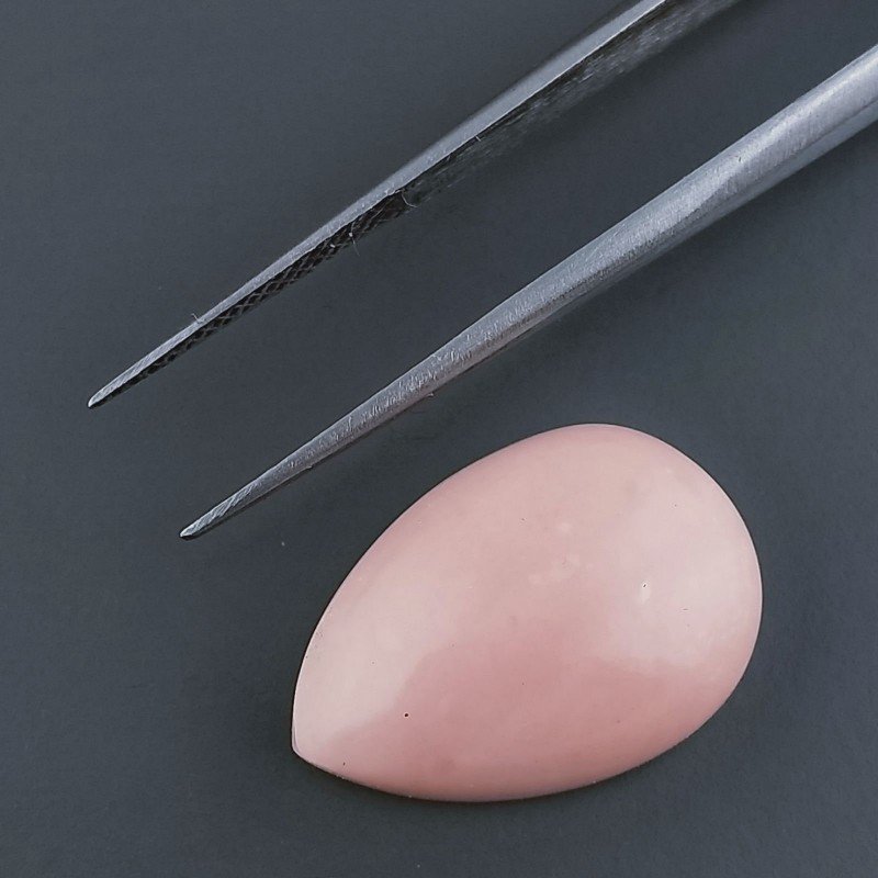 Opale Rosa Forma Goccia Cabochon Fatto A Mano 20X14X6-7mm 12,25 Carati 1pz