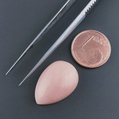 Opale Rosa Forma Goccia Cabochon Fatto A Mano 20X14X6-7mm 12,25 Carati 1pz
