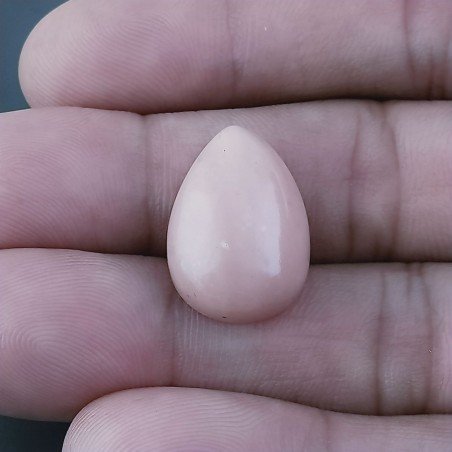 Opale Rosa Forma Goccia Cabochon Fatto A Mano 20X14X6-7mm 12,25 Carati 1pz