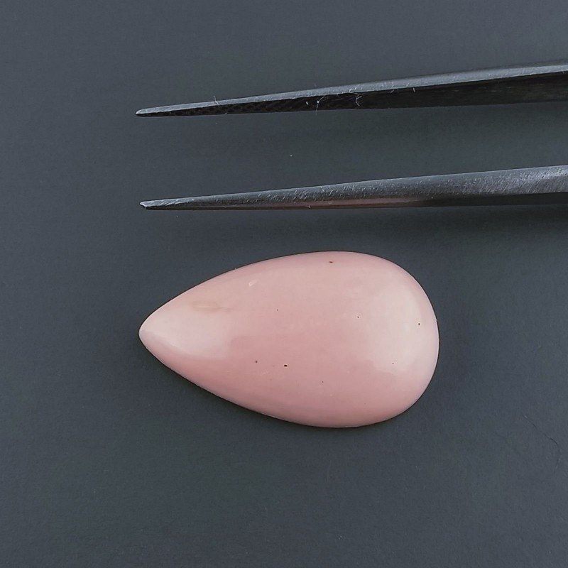 Opale Rosa Forma Goccia Cabochon Fatto A Mano 20X12X6-7mm 8,95 Carati 1pz