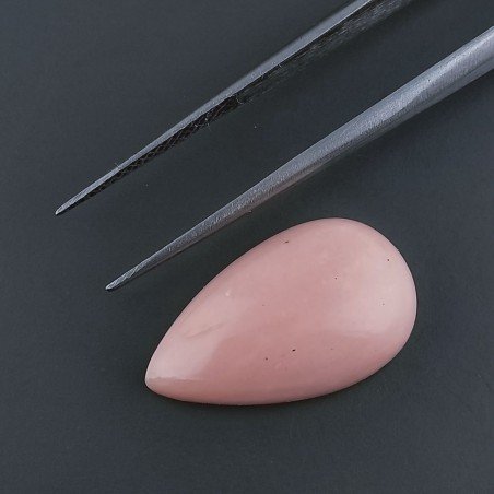 Opale Rosa Forma Goccia Cabochon Fatto A Mano 20X12X6-7mm 8,95 Carati 1pz