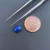 Lapis Lazuli Forma Ovale Cabochon Fatto A Mano 8X5X3mm 1,50 Carati 1pz