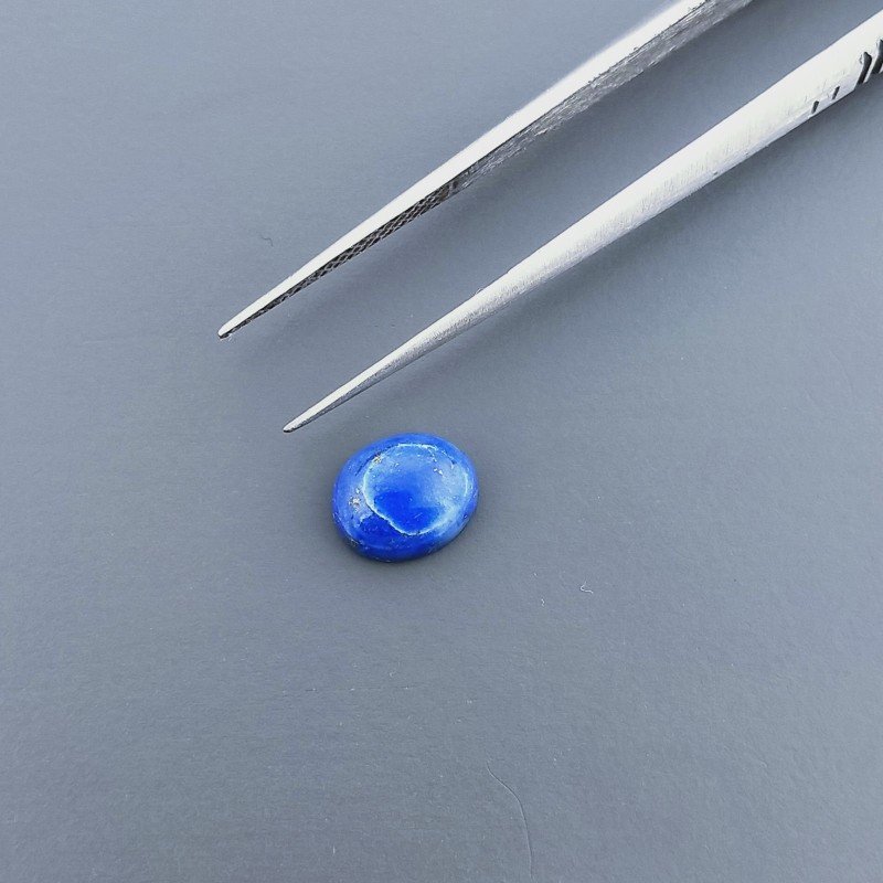 Lapis Lazuli Forma Ovale Cabochon Fatto A Mano 8X7X4mm 1,95 Carati 1pz