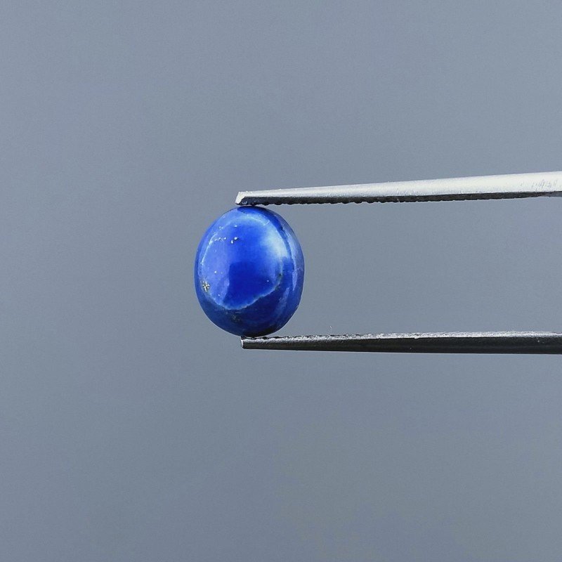 Lapis Lazuli Forma Ovale Cabochon Fatto A Mano 8X7X4mm 1,95 Carati 1pz