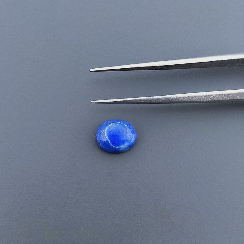 Lapis Lazuli Forma Ovale Cabochon Fatto A Mano 8X7X4mm 1,95 Carati 1pz