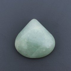 Cabochon di Avventurina Verde Cuore, 21x21x7 mm, 24,35 ct, Fatto a Mano Cabochon di Avventurina Verde Cuore, 21x21x7 mm, 24,35 ct, Fatto a Mano