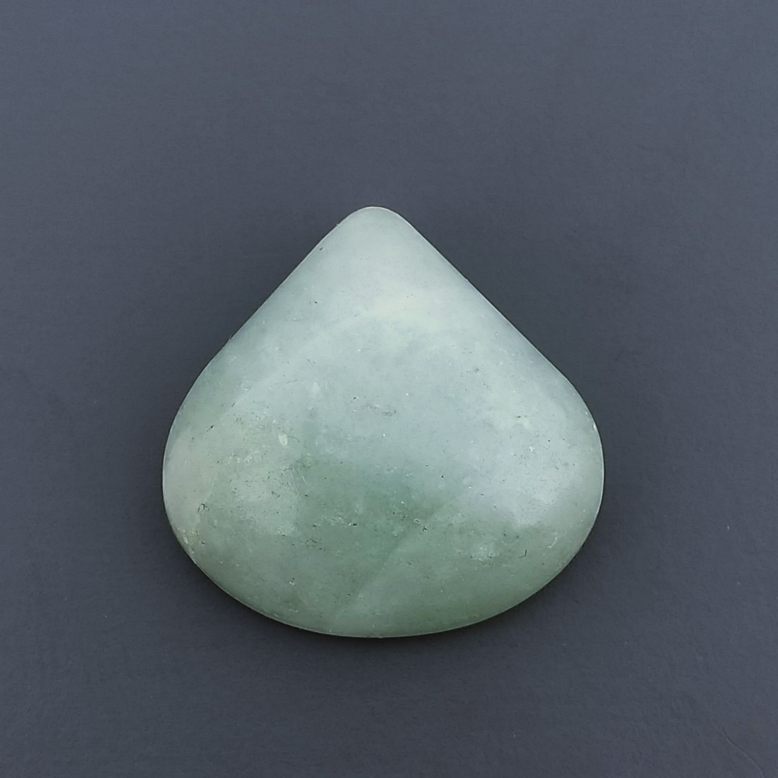 Avventurina Verde Forma Cuore Cabochon Fatto A Mano 21X21X7mm 24,35 Carati 1pz