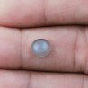 Pietra Di Luna Grigia Forma Ovale Cabochon Fatto A Mano 7X6X4mm 1,65 Carati 1pz