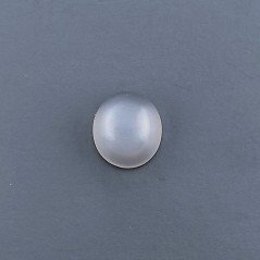 Pietra Di Luna Grigia Forma Ovale Cabochon Fatto A Mano 7X6X4mm 1,65 Carati 1pz