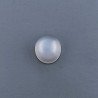 Pietra Di Luna Grigia Forma Ovale Cabochon Fatto A Mano 7X6X4mm 1,65 Carati 1pz