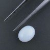 Calcedonio Forma Ovale Cabochon Fatto A Mano 9X7X5mm 3,00 Carati 1pz