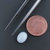 Calcedonio Forma Ovale Cabochon Fatto A Mano 9X7X5mm 3,00 Carati 1pz