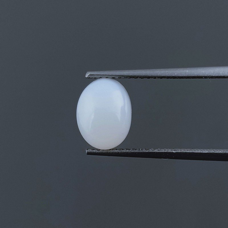Calcedonio Forma Ovale Cabochon Fatto A Mano 9X7X5mm 3,00 Carati 1pz Calcedonio Forma Ovale Cabochon Fatto A Mano 9X7X5mm 3,00 Carati 1pz