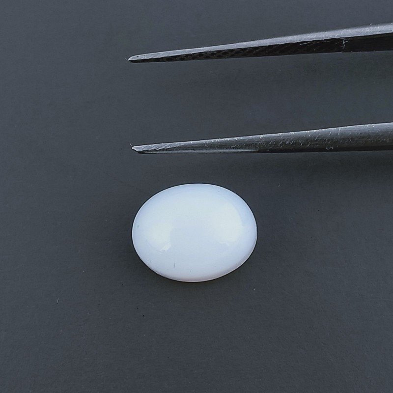 Calcedonio Forma Ovale Cabochon Fatto A Mano 9X7X5mm 3,00 Carati 1pz Calcedonio Forma Ovale Cabochon Fatto A Mano 9X7X5mm 3,00 Carati 1pz