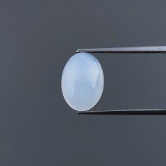 Calcedonio Forma Ovale Cabochon Fatto A Mano 14X10X5mm 5,70 Carati 1pz
