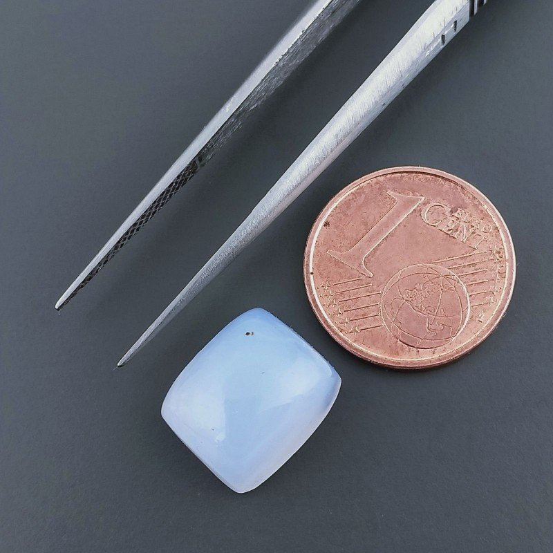 Calcedonio Forma Cuscino Cabochon Fatto A Mano 12X10X6mm 7,50 Carati 1pz