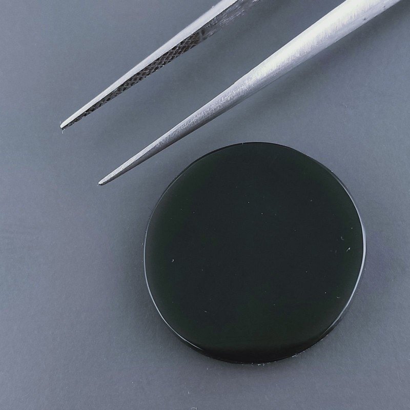 Ossidiana Rainbow Forma Tondo Cabochon Fatto A Mano 19X3mm 13,45 Carati 1pz