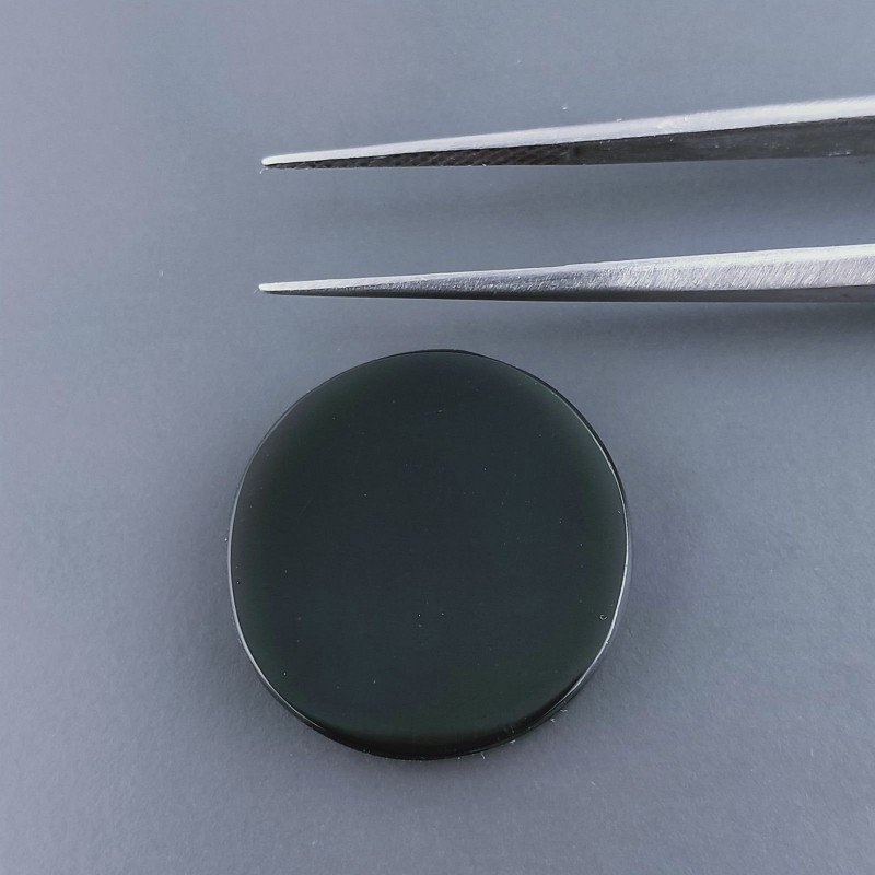 Ossidiana Rainbow Forma Tondo Cabochon Fatto A Mano 19X3mm 13,45 Carati 1pz