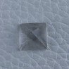 Cristallo Di Rocca Forma Piramide Cabochon Fatto A Mano 10X10X6mm 4,60 Carati 1pz