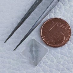 Cristallo Di Rocca Forma Piramide Cabochon Fatto A Mano 10X10X6mm 4,60 Carati 1pz Cristallo Di Rocca Forma Piramide Cabochon Fatto A Mano 10X10X6mm 4,60 Carati 1pz