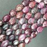 Sugilite Rinforzato in Perline Forma Ovale Piatto Liscio Foro Passante 13X18mm