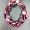 Sugilite Rinforzato in Perline Forma Ovale Piatto Liscio Foro Passante 13X18mm