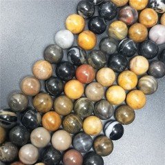 Pietersite Perline Forma Tondo Liscio 10mm