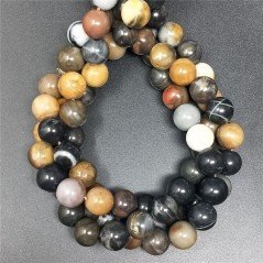 Pietersite Perline Forma Tondo Liscio 10mm
