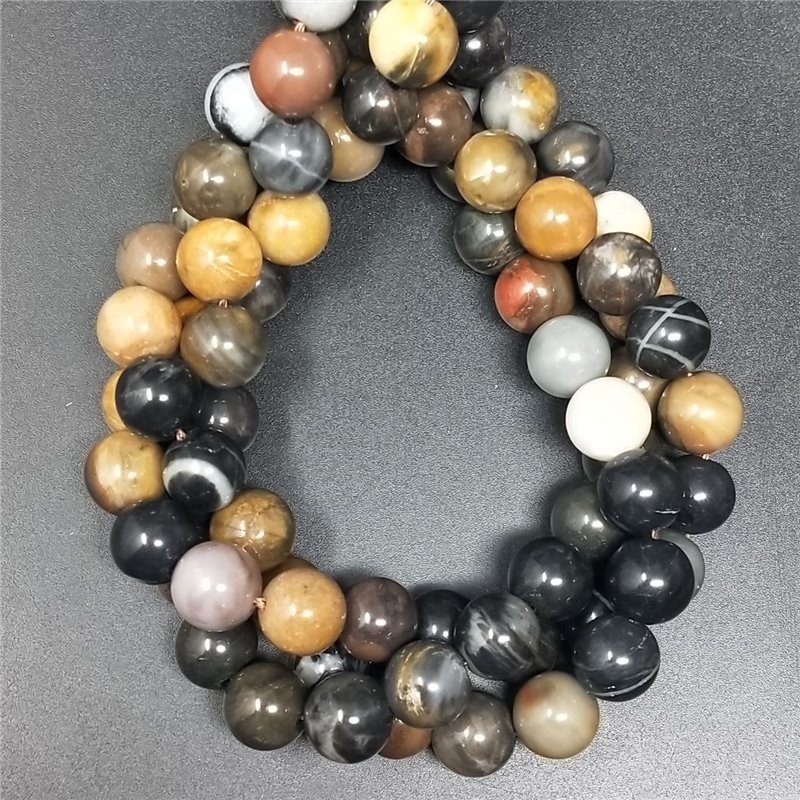 Pietersite Perline Forma Tondo Liscio 10mm