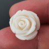 Resina Forma Rosa 18mm-Beige Osso 1pz