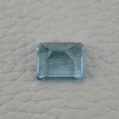 Gemma Sciolta di Acquamarina Naturale (AA), Taglio Smeraldo Ottagono Sfaccettato a Mano, 11x13x8 mm, 8,25 ct Gemma Sciolta di Acquamarina Naturale (AA), Taglio Smeraldo Ottagono Sfaccettato a Mano, 11x13x8 mm, 8,25 ct