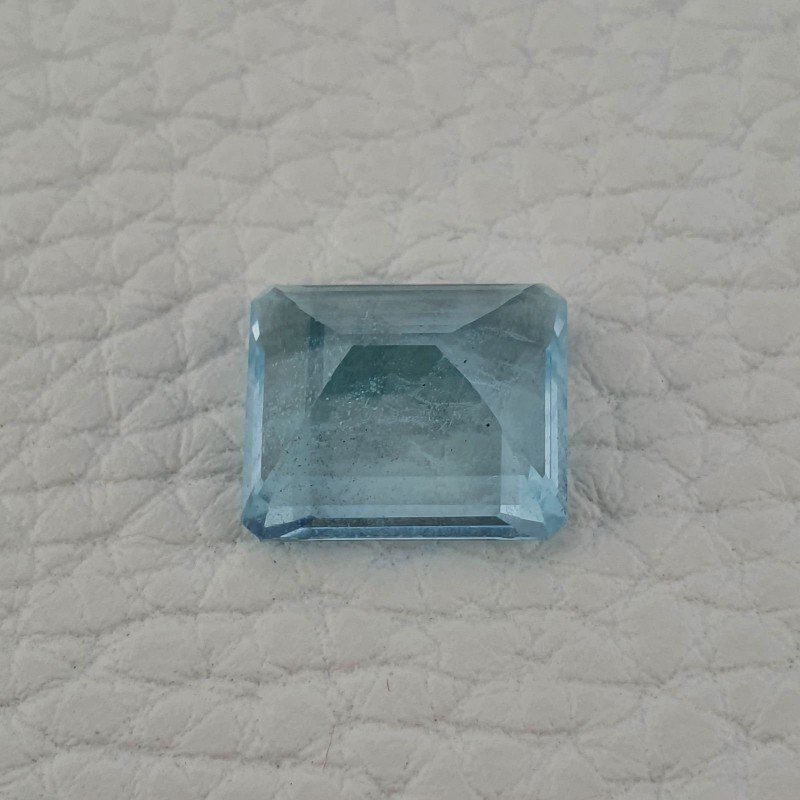 Acquamarina Naturale (AA) Taglio Smeraldo Ottagono Sfaccettata Fatto a Mano Gemma Sciolta 11X13X8mm 8,25 Carati 1pz Acquamarina Naturale (AA) Taglio Smeraldo Ottagono Sfaccettata Fatto a Mano Gemma Sciolta 11X13X8mm 8,25 Carati 1pz
