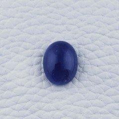 Tanzanite Naturale Forma Ovale Piatto Cabochon Liscio Fatto a Mano 16X12X6mm 12,40 Carati 1pz