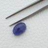 Tanzanite Naturale Forma Ovale Piatto Cabochon Liscio Fatto a Mano 14X10X7mm 10,80 Carati 1pz