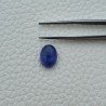 Tanzanite Naturale Forma Ovale Piatto Cabochon Liscio Fatto a Mano 13X10X6mm 8,30 Carati 1pz